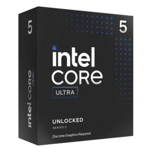 INTEL – Intel Core Ultra 5 245KF CPU, 1851, 5.2GHz Turbo, 14-Core, 125W (159W Turbo), 24MB Cache, Overclockable, Arrow Lake, No Graphics, NO HEATSINK/FAN