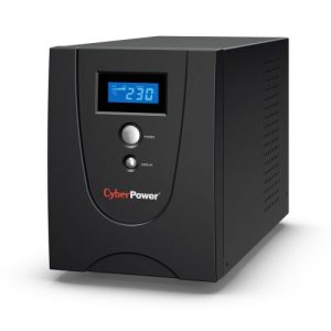 CYBERPOWER – CyberPower Value 2200VA Line Interactive Tower UPS, 1320W, LCD Display, 6x IEC, AVR Energy Saving, Configurable Alarm