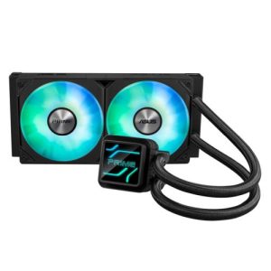 ASUS – Asus PRIME LC 240 ARGB 240mm Liquid CPU Cooler, ARGB Fans, Customisable Infinity Mirror Lenses