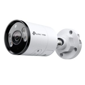 TP-LINK – TP-LINK (InSight S385 4MM) VIGI 8MP Outdoor Full-Colour Bullet Network Camera w/ 4mm Lens, IP67, PoE, AI Detection/Classification, Two-Way Audio, H.265+