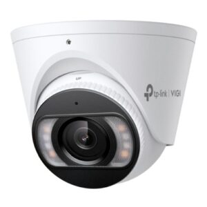 TP-LINK – TP-LINK (InSight S445 4MM) VIGI 4MP Full-Colour Turret Network Camera w/ 4mm Lens, IP67, PoE, AI Detection/Classification, Two-Way Audio, H.265+