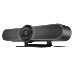 LOGITECH – Logitech MeetUp Video Conference Camera, 4K Ultra HD, Ultra-Wide Lens, 5x HD Zoom, Auto-Framing, Bluetooth Speakerphone, Remote Control